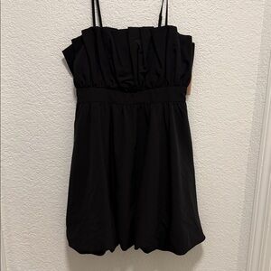 Elegant Black bubble Dress